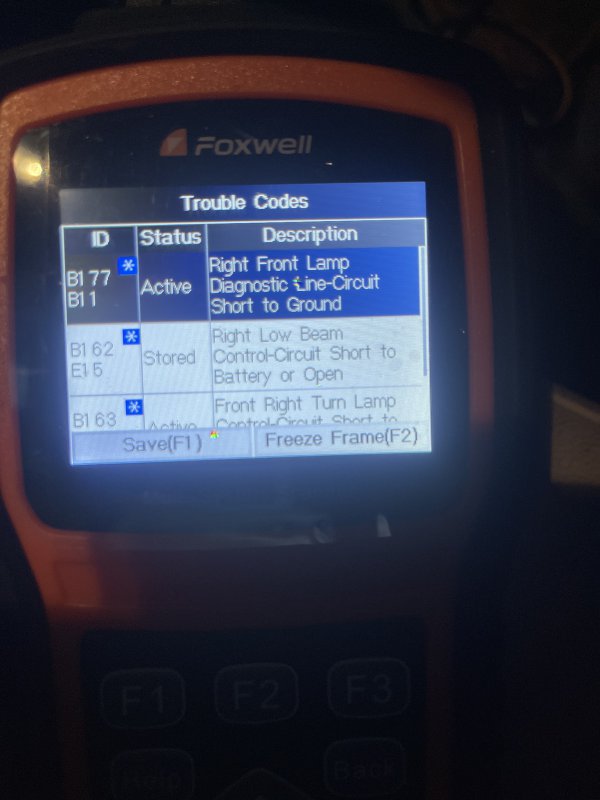front light failure