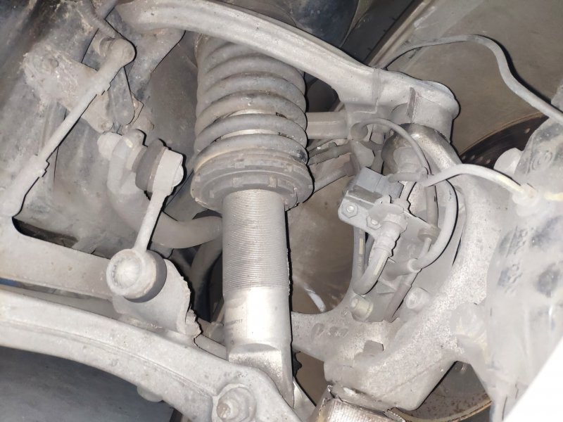 Lower ride height with stock springs.