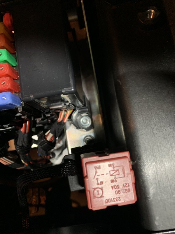 F1 pump relay location | SportsMaserati.com