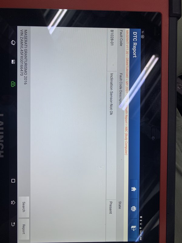 Maserati GranTurismo 2015 Parking Brake failure.