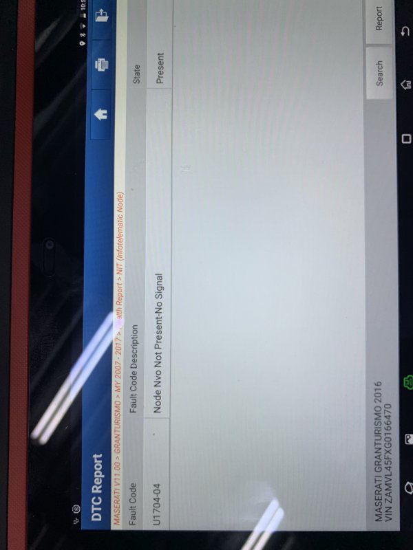 Maserati GranTurismo 2015 Parking Brake failure.