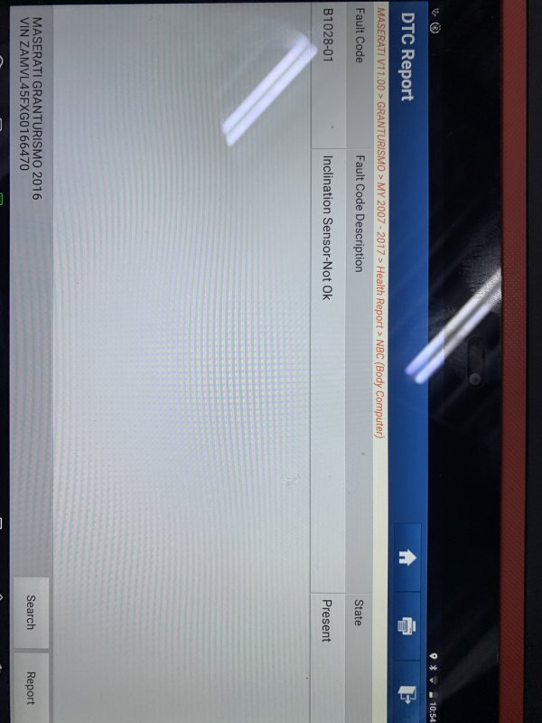 Maserati GranTurismo 2015 Parking Brake failure.